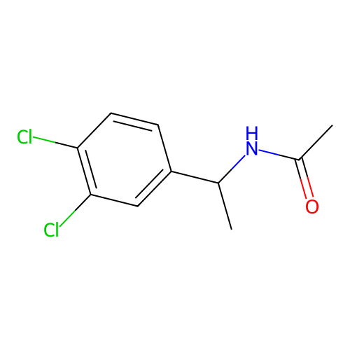 N-[1-(3,4-dichlorophenyl)ethyl]acetamide structure