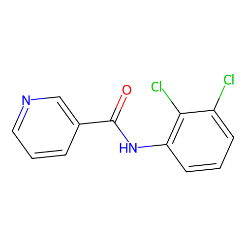 N-(2,3-dichlorophenyl)pyridine-3-carboxamide structure