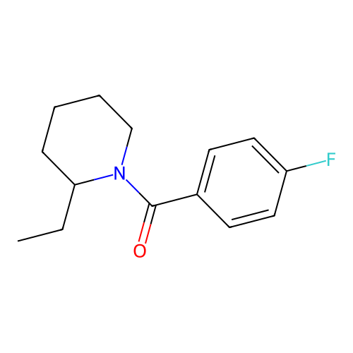 2-Ethylpiperidyl 4-fluorophenyl ketone structure