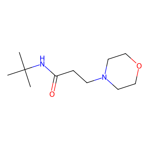 N-tert-Butyl-3-morpholin-4-yl-propionamide structure