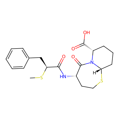 Omapatrilat metabolite M9 structure