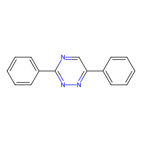 3,6-Diphenyl-1,2,4-triazine structure