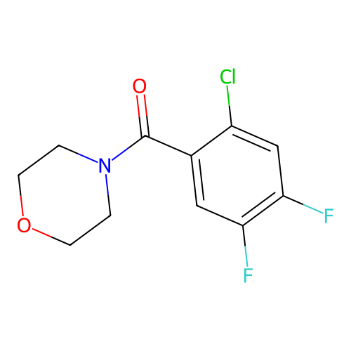 (2-Chloro-4,5-difluorophenyl)-morpholin-4-ylmethanone structure