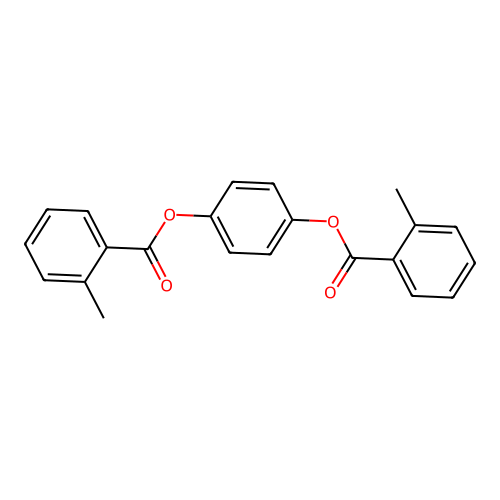 4-[(2-Methylbenzoyl)oxy]phenyl 2-methylbenzoate structure