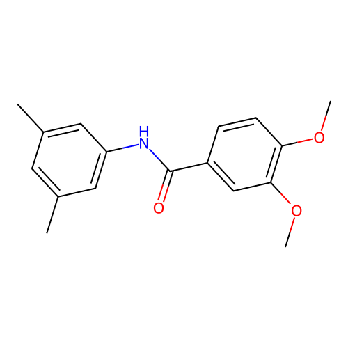 N-(3,5-dimethylphenyl)-3,4-dimethoxybenzamide structure