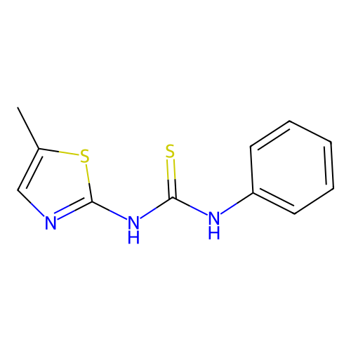 1-(5-Methyl-1,3-thiazol-2-yl)-3-phenylthiourea structure