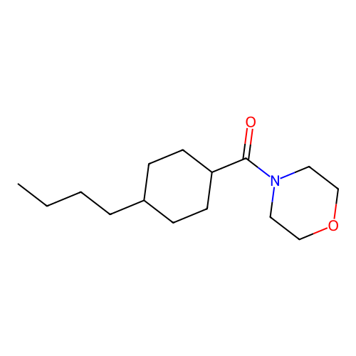(4-Butylcyclohexyl)(morpholin-4-yl)methanone structure