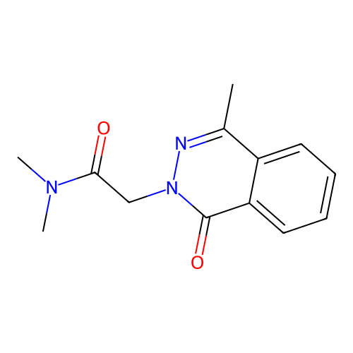 N,N-dimethyl-2-(4-methyl-1-oxophthalazin-2(1H)-yl)acetamide structure