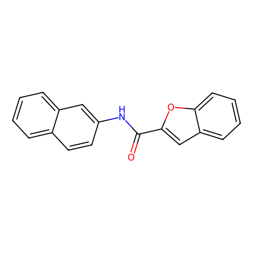 N-(naphthalen-2-yl)-1-benzofuran-2-carboxamide structure