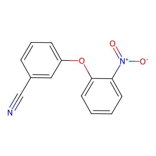 3-(2-Nitrophenoxy)benzonitrile structure