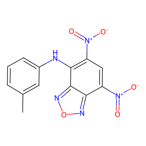 5,7-Bisnitro-4-(3-toluidino)-2,1,3-benzoxadiazole structure