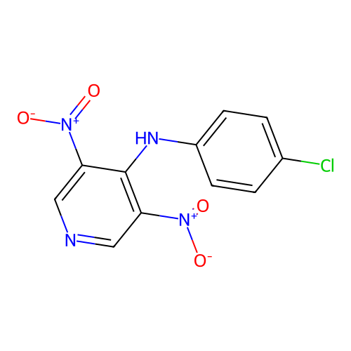 4-(4-Chloroanilino)-3,5-bisnitropyridine structure