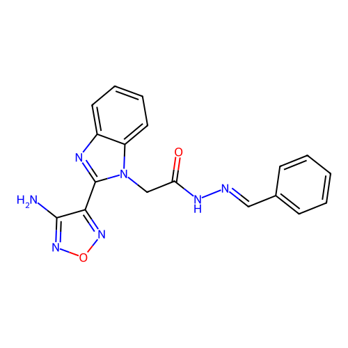 C18H15N7O2 structure