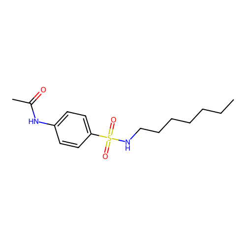 N-[4-(heptylsulfamoyl)phenyl]acetamide structure