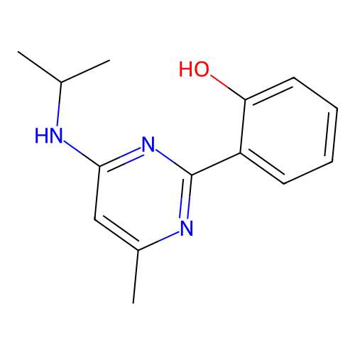 2-(4-(Isopropylamino)-6-methylpyrimidin-2-yl)phenol structure