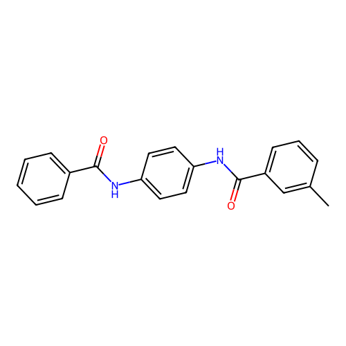 N-(4-benzamidophenyl)-3-methylbenzamide structure