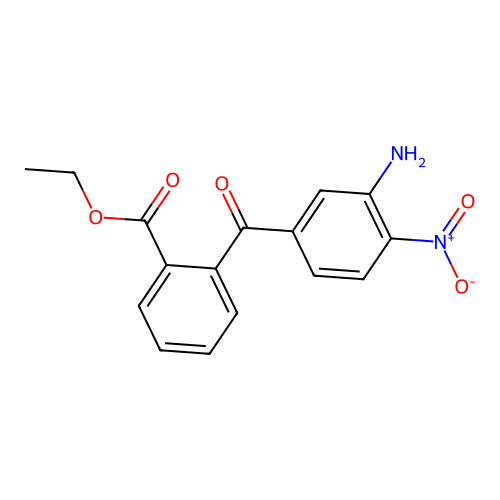 Ethyl 2-(3-amino-4-nitrobenzoyl)benzoate structure