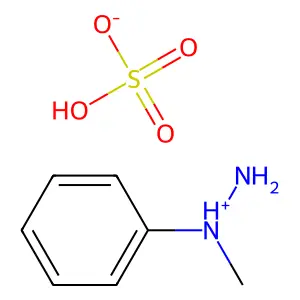 双(N-甲基-N-苯基肼)硫酸盐 structure