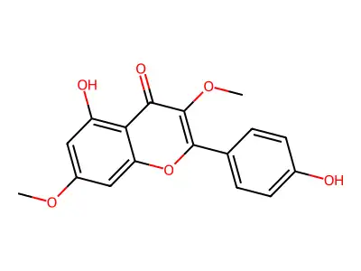 华良姜素 structure