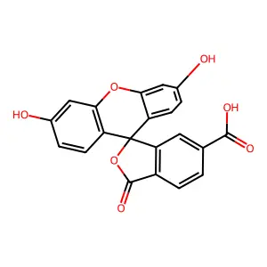 6-Carboxyfluorescein structure