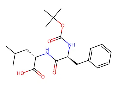BOC-PHE-LEU-OH structure