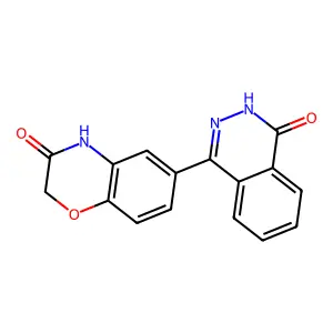 6-(4-oxo-3,4-dihydro-1-phthalazinyl)-2H-1,4-benzoxazin-3(4H)-one structure