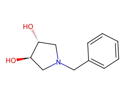 (3S,4S)-(+)-1-Benzyl-3,4-pyrrolidindiol structure