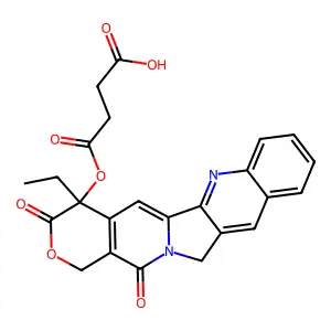 Camptothecinhemisuccinate structure