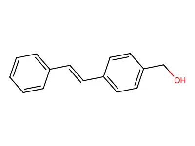 4-Stilbenemethanol structure