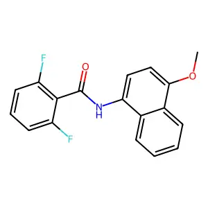 2,6-difluoro-N-(4-methoxynaphthalen-1-yl)benzamide structure