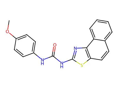 1-(4-Methoxyphenyl)-3-(naphtho[1,2-d]thiazol-2-yl)urea structure