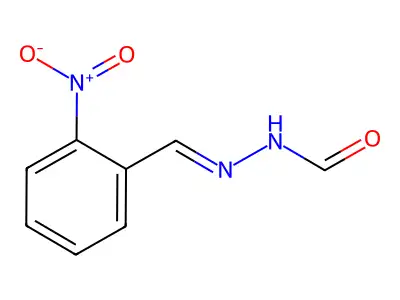 2-Nitrobenzaldehyde 2-formylhydrazone structure