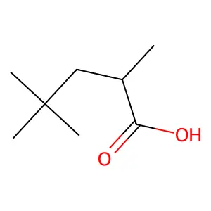 2,4,4-Trimethylpentanoic acid structure