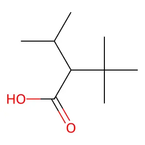 3,3-Dimethyl-2-(propan-2-yl)butanoic acid structure
