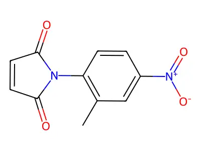 1-(2-methyl-4-nitrophenyl)-1H-pyrrole-2,5-dione structure