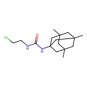 Urea, 1-(2-chloroethyl)-3-(3,5,7-trimethyl-1-adamantyl)- structure