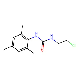 Urea, 1-(2-chloroethyl)-3-mesityl- structure