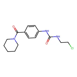 4-((1,2-Bis(2-chlorophenyl)hydrazino)methyl)pyridine structure