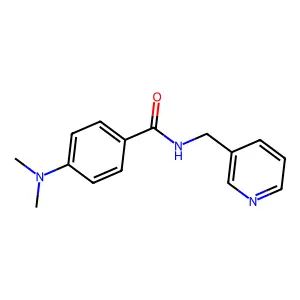4-(dimethylamino)-N-(pyridin-3-ylmethyl)benzamide structure