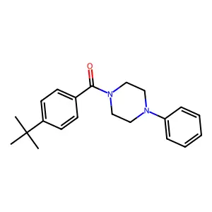 4-(Tert-butyl)phenyl 4-phenylpiperazinyl ketone structure