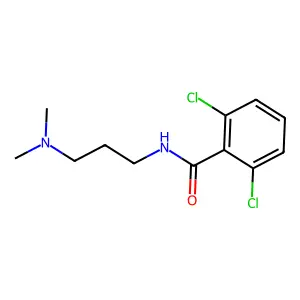 2,6-dichloro-N-[3-(dimethylamino)propyl]benzamide structure