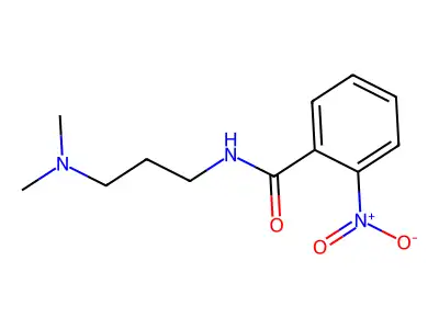 N-[3-(dimethylamino)propyl]-2-nitrobenzamide structure