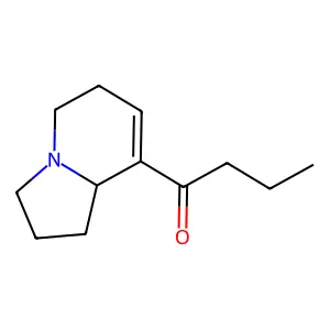 1-((8aR)-1,2,3,5,6,8a-Hexahydroindolizin-8-yl)butan-1-one structure
