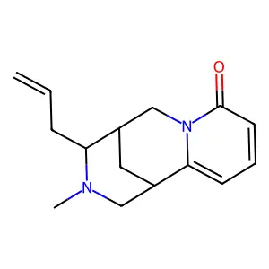 染木蓝碱 structure