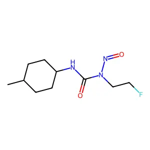 Urea, 1-(2-fluoroethyl)-3-(4-methylcyclohexyl)-1-nitroso- structure