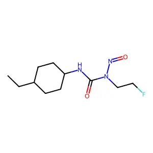 Urea, 3-(4-ethylcyclohexyl)-1-(2-fluoroethyl)-1-nitroso- structure