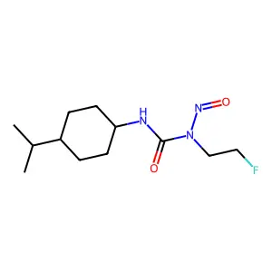Urea, 1-(2-fluoroethyl)-3-(4-isopropylcyclohexyl)-1-nitroso- structure