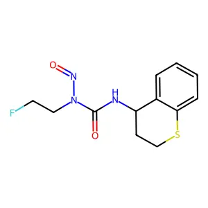 Urea, 1-(2-fluoroethyl)-1-nitroso-3-(thiochroman-4-yl)- structure