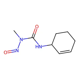 N'-2-Cyclohexen-1-yl-N-methyl-N-nitrosourea structure
