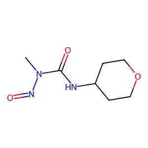 N-Methyl-N-nitroso-N'-(tetrahydro-2H-pyran-4-yl)urea structure